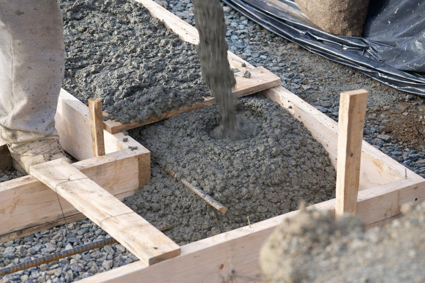 Concrete footings in Fitchburg, MA