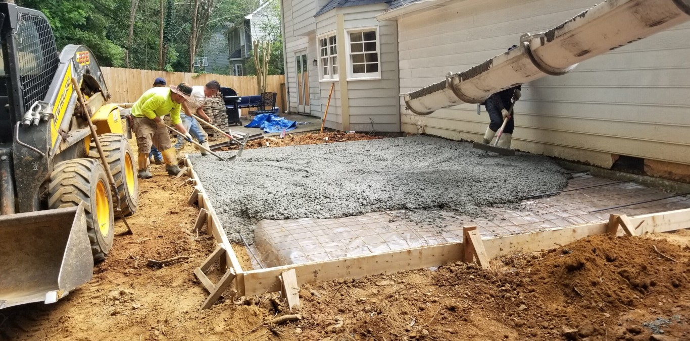 Concrete slab and foundation work in Fitchburg, MA