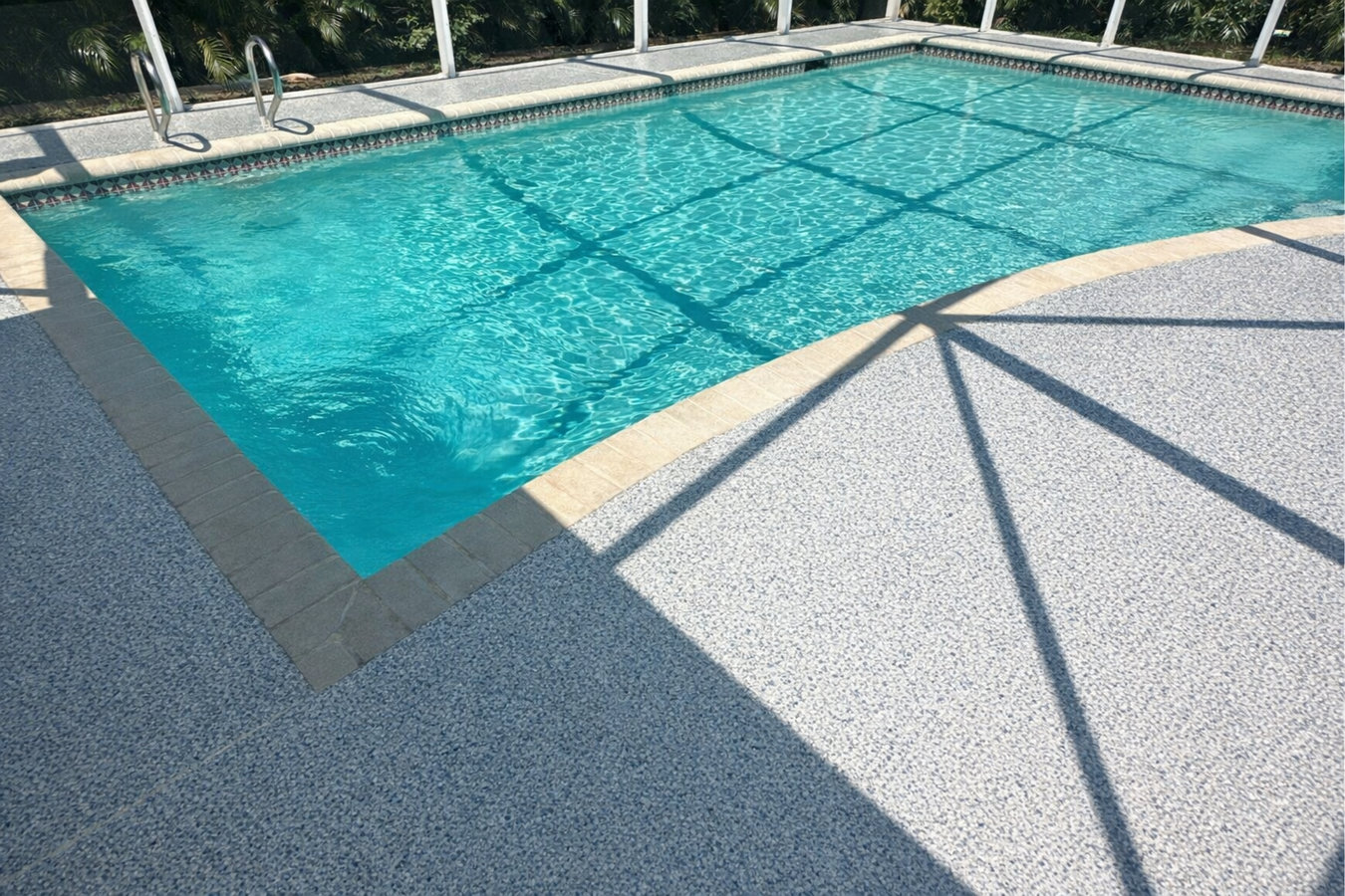 Concrete pool decks in Fitchburg, MA