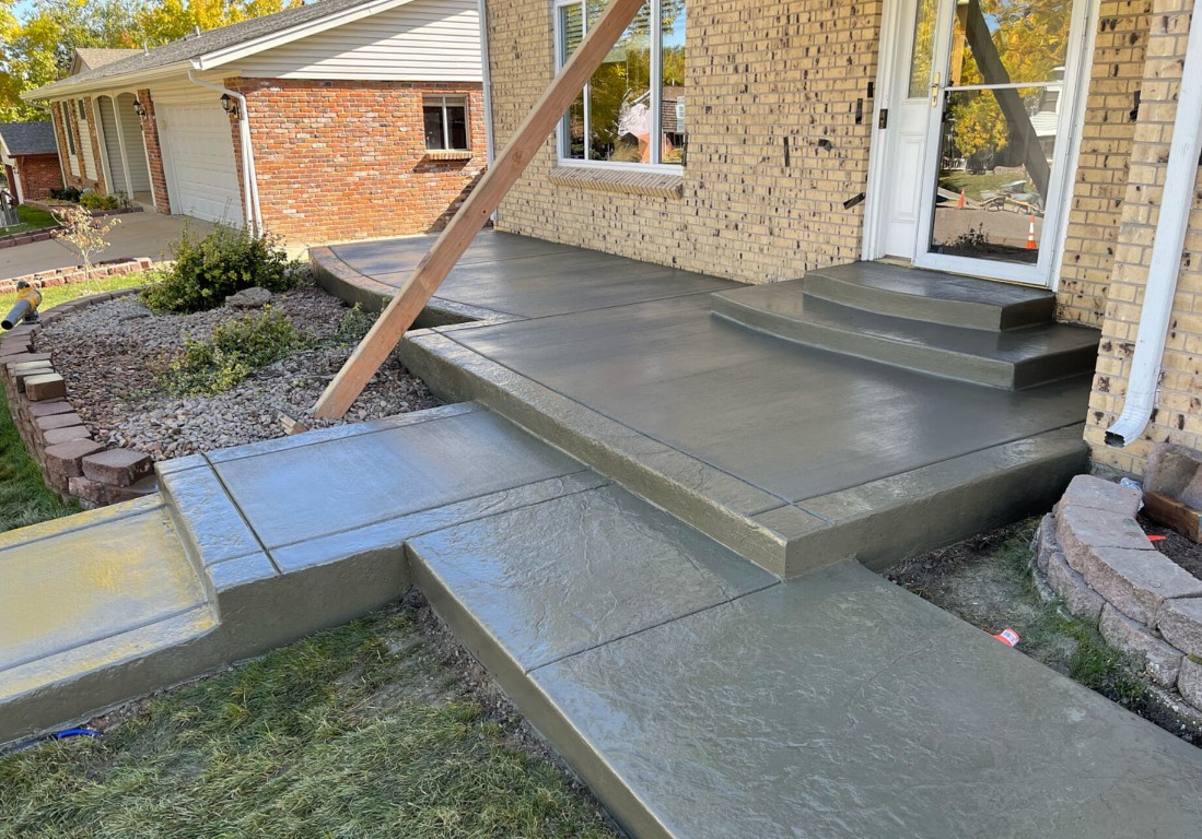 Concrete steps and stairs installation in Fitchburg, MA