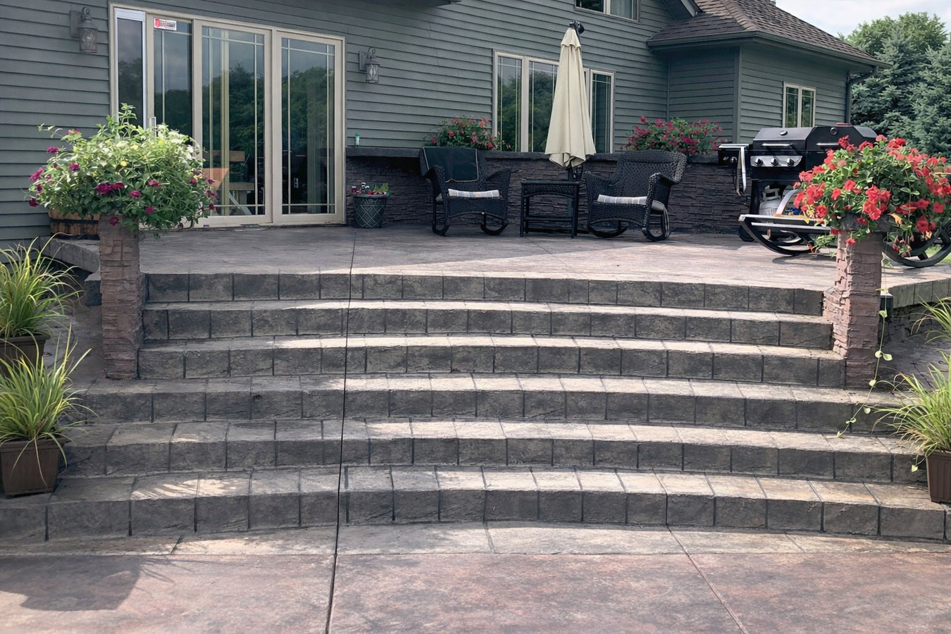 Decorative concrete in Fitchburg, MA