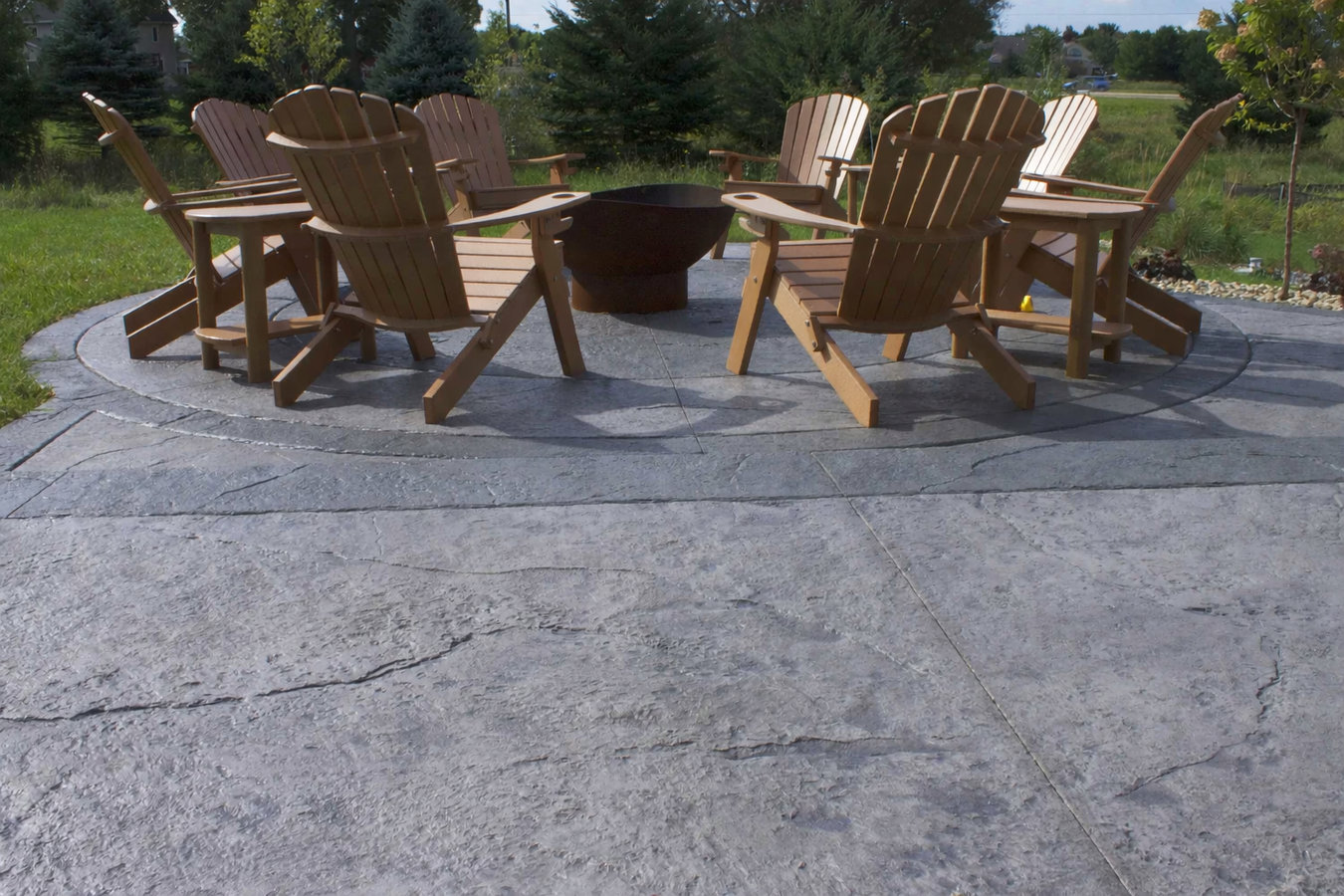 Stamped concrete services in Fitchburg, MA